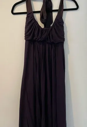 Halter Maxi Dress Purple Size M thumbnail 1