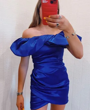 Triple Threads Mini Dress Blue thumbnail 1