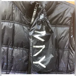 NWOT‎ Marc New York Black and Blue Puffer Vest thumbnail 4