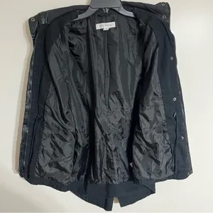 Women's Pure Energy‎ Black Winter Fall Jacket Size XL Faux Leather Trim Black thumbnail 6