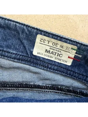 Diesel Matic Denim Jeans 008SV Slim Stretch Low Rise Blue Women's Size W30 L32 thumbnail 4