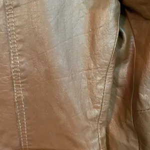 Vero Moda Button Leather Jacket Brown Size‎ Medium thumbnail 11