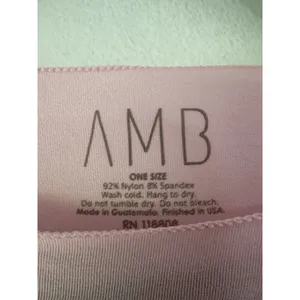 AMB Solid Raw Edge Second Skin Top Candy Pink Long Sleeve One Size Size undefined thumbnail 6
