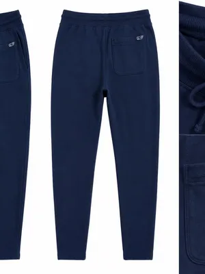 Vineyard Vines Navy Blue Knit Jogger Sweatpants Men’s Size M thumbnail 2