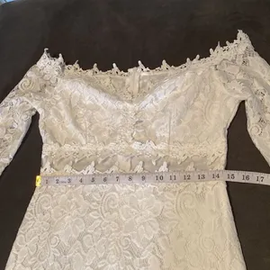 Women’s Long Sleeve Lace Dress with Sheer Areas Size L NWOT thumbnail 9