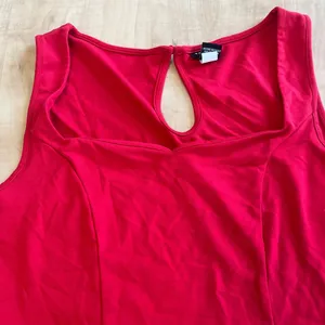 Torrid Square Neck Red Peplum Top 2X thumbnail 4