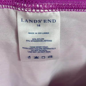 Lands End Womens Magenta Purple Swim Skirt with Built-in Brief Size 14 Beach‎ thumbnail 4