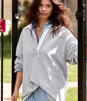 Aerie Prep Rally Rugby Sweatshirt thumbnail 1