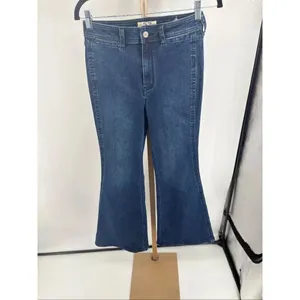 We The Free Kick Flare Jeans Size 27 Short Medium Wash Blue Denim thumbnail 10