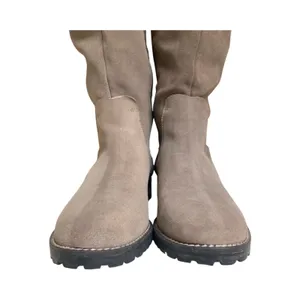Fabianelli Premium Italian Suede Over-The-Knee Taupe Boots Women's Size 9/9.5 thumbnail 10