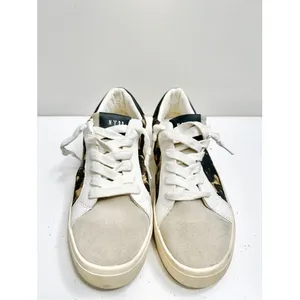 Steve Madden Fashion Sneakers Leopard Print‎ Star Suede Multi Color Size 5 thumbnail 4