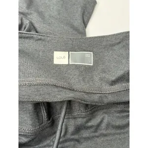 Lole Joggers Dark Gray‎ Jersey Knit Lounge Pant Cinch Waist Size L Athleisure thumbnail 6
