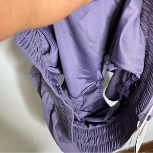 Nike Dri fit one high rise purple shorts‎ women’s size large small athletic thumbnail 12