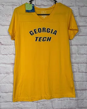 U-Trau Georgia Tech Yellow XL T-Shirt NWT thumbnail 1