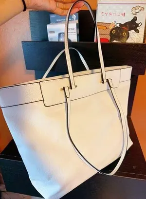 La Terre vegan leather shoulder bag double strap handbag lead safe studded NWT thumbnail 1