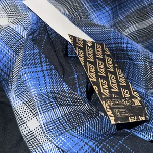 NWT Vans camden check slip dress in blue XS thumbnail 11