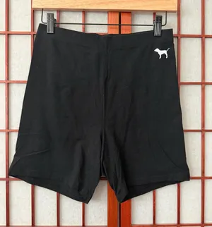 PINK Yoga Shorts Victoria's Secret Black thumbnail 1