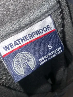 Louisiana Ragin Cajun’s Weatherproof Gray Quarter-Zip Pullover Small thumbnail 6