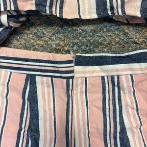 BeBop Pink and Blue Striped Linen Two Piece Set thumbnail 8