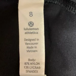 Lululemon Athletica City Skirt Blue Stretch Side Slits Slim Fit Curved Hem Sz 8 thumbnail 4