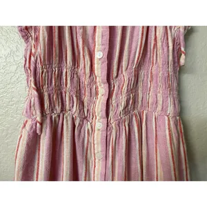 UNIVERSAL THREAD Pink Midi Spring Summer Sun Dress Vacation Resort Sz M thumbnail 3