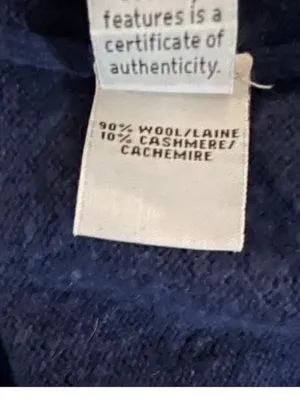 DIANE YON FURSTENBERG wool and cashmere blend sweater size medium thumbnail 3