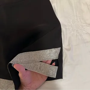 Zara NWT Rhinestone Skirt with Cutouts thumbnail 2
