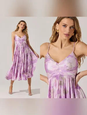 ASTR the Label Maeve Midi Dress thumbnail 8