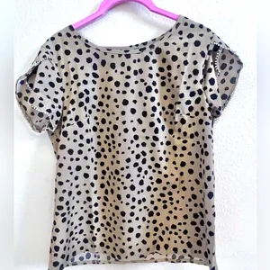SHEIN‎ Small Dalmatian print blouse thumbnail 1