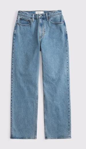 Abercrombie & Fitch The Vintage Straight High Rise 33/16 thumbnail 1