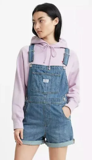 NWT LEVI'S Vintage Shortalls Jumpsuit XL thumbnail 1