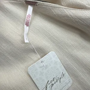 Free People Avery One Shoulder Jumpsuit Wide Leg Pockets Cream Ivory US 4 NWT thumbnail 15
