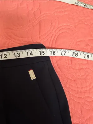 Tommy Hilfiger Navy Ankle Pants - Tapered Work Trousers thumbnail 7