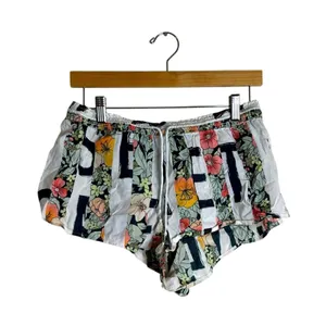 Victoria's Secret Women's Floral Logo Pajama Shorts‎ White Medium thumbnail 2