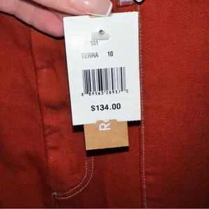 Roller Rabbit Elle Terra Cotta Cropped Wide Leg Pants Size 10 NWT thumbnail 11