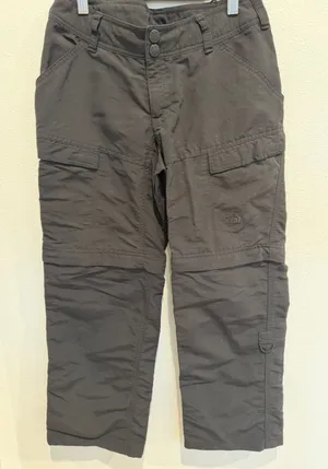 The North Face Women's Charcoal black Cargo convertible Pants thumbnail 1