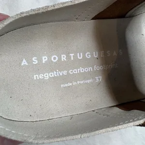 Asportuguesas Fly London Cana Slide Size EU 37 US 6.5 Brown Tan Suede Clogs thumbnail 5