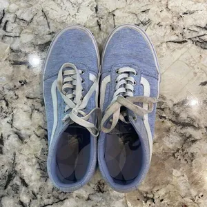 Vans Old Skool Blue Sneakers‎ Women’s size 8 thumbnail 5