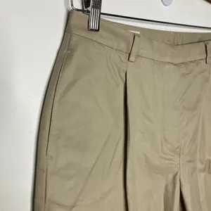 Vintage 346 brooks‎ brothers khaki pants front pleat business casual womens sz 8 thumbnail 2