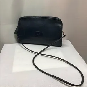 Diane Von Furstenberg Vintage Navy leather Purse thumbnail 5