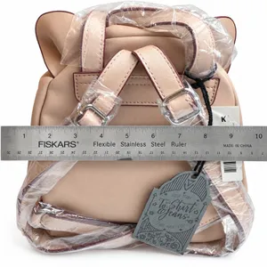 T-Shirt & Jeans Blush Pink Cat Face Mini Backpack Purse thumbnail 5