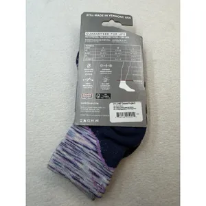 Darn Tough 1987 Purple Women's Light Hiker Quarter Lightweight 1/4 Hiking Sock thumbnail 3
