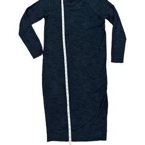 Zara‎ Womens Navy Blue Bodycon Stretchy Casual Midi sz Small thumbnail 5