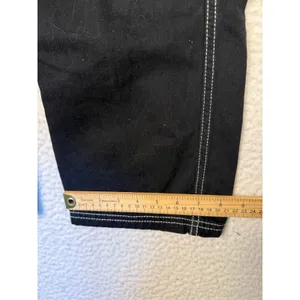 BDG Urban Outfitters Relaxed Skate Jean Black Contrast Stitch Cargo Pants 25 thumbnail 4