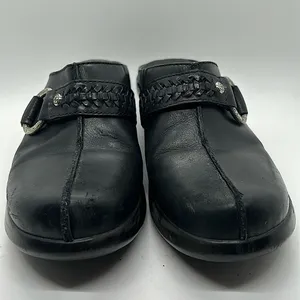 Ariat Stylish Black Leather Shasta Mules Slip On Shoes **Size 6.5** 🌸🌸 thumbnail 8