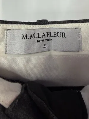 M.M. Lafleur The Elliott Light Twill Trouser in Charcoal‎ Gray Size 2 thumbnail 5
