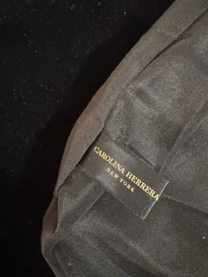 Carolina Herrera Good Girl Black Shoulder Tote with Velvet Front thumbnail 6