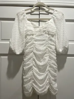 Hello Molly Mini White Dress thumbnail 1