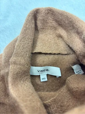 VINCE Lightweight Boiled 100% Cashmere Classic Turtleneck Size XS thumbnail 11
