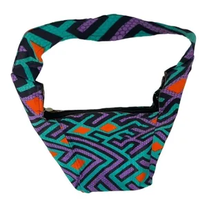 Womens Hippie Crossbody bag, Hobo Hand made Shoulder bag, Tribal Boho 17.5 X 15 thumbnail 8